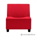 Red Herman Miller Swoop Armless Lounge Chair